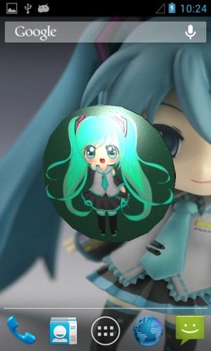 Chibi Miku 3D Live Wallpaper截图5