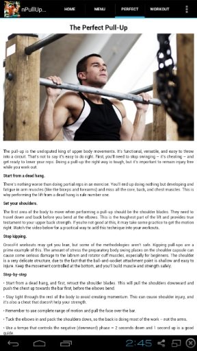 Pull Ups King Workout Free截图5