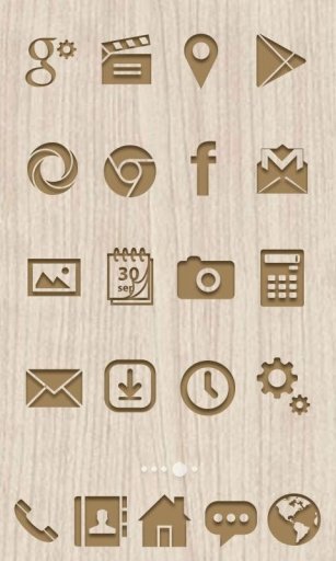 Wood Style Theme &amp; Wallpapers截图6