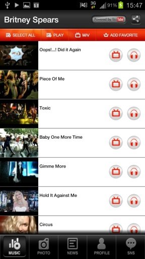 Britney Spears Music Videos Ph截图1