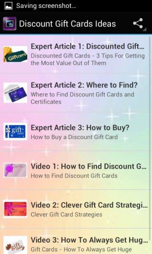 Discount Gift Cards Ideas截图2