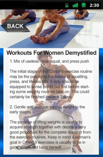 Workouts For Women Demystified截图4