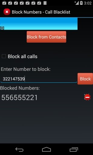 Block Numbers and contacts截图2