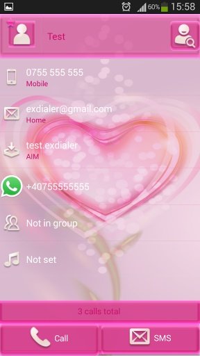 ExDialer粉红截图1