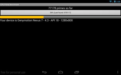 CPU Prime Benchmark截图2