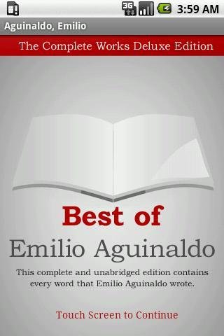 EBook - Aguinaldo, Emilio截图1