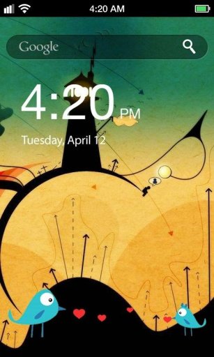 Birdie Lock Screen截图2