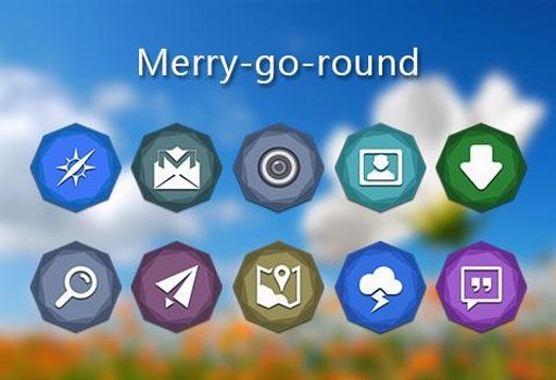 Merry-Go-Round Theme&amp;Icons截图3