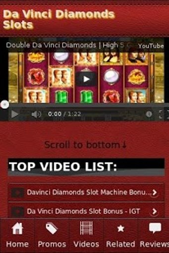 Da Vinci Diamonds Slots截图4