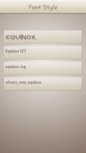 Equinox Font Style截图6