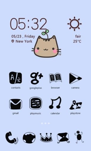 Spotty kitty Theme截图6