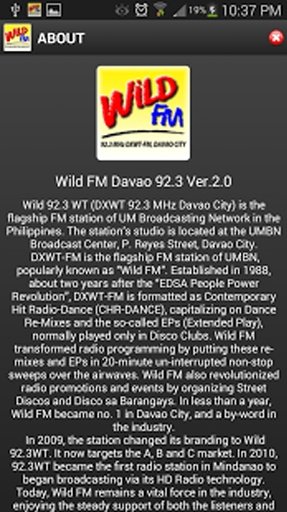 Wild FM Davao 92.3截图1