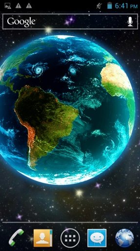 3D Earth Live Wallpaper截图1