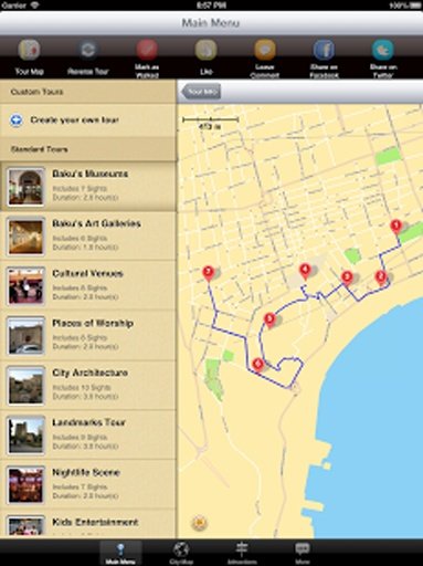 Baku Map and Walks截图2