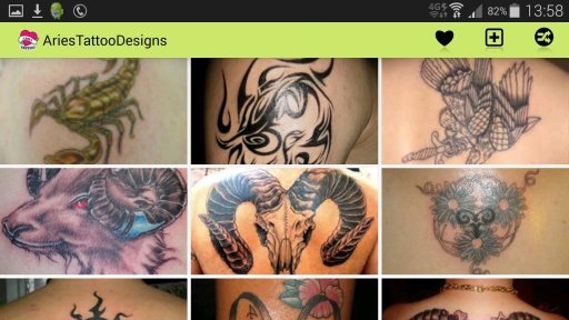 Aries Tattoo Designs Gallery截图5