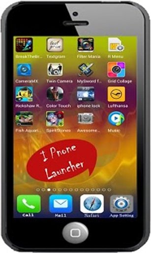 Fake IFone Launcher Phone截图2