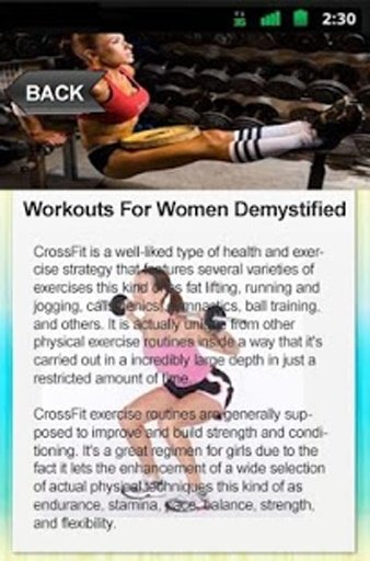 Workouts For Women Demystified截图6