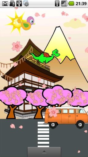 2D Sakura Town Live Wallpaper截图2