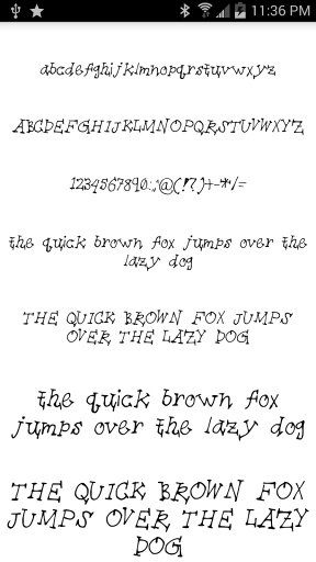 Free Fonts Pack 20截图5