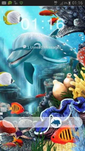 GO Locker Theme water fish截图1