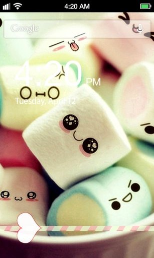 Simple Heart Lock Screen截图5