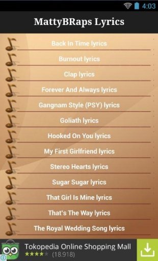 MattyBRaps Lyrics 2015截图3