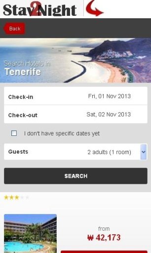 Tenerife Hotel finder截图1