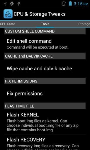 CPU and STORAGE Tweaks截图7