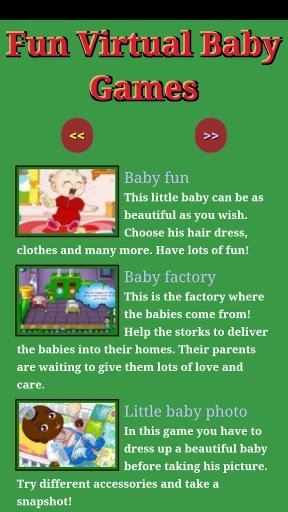 Fun Virtual Baby Games截图3