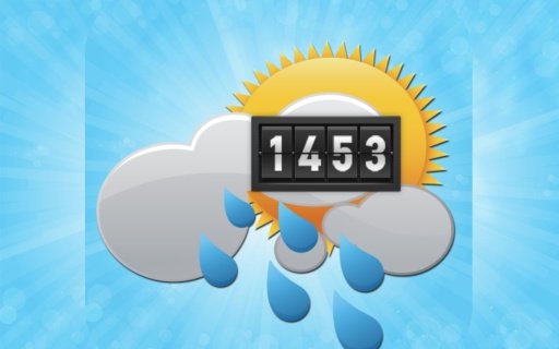 3d Digital Weather Clock截图1