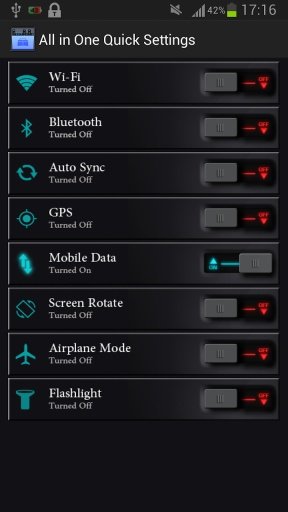 All in One Quick Settings截图1