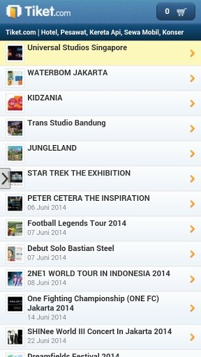 Tiket.com mobile截图2