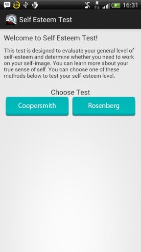 Self Esteem Test截图1