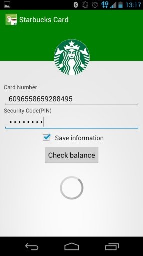 SaldoCard - "Starbucks BR"截图2