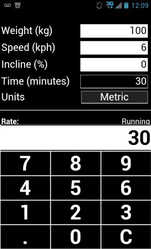 Treadmill Calorie Calculator截图3