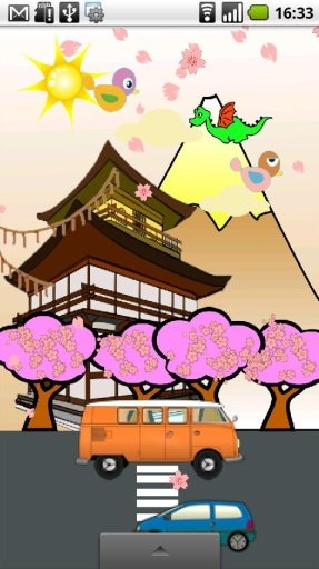 2D Sakura Town Live Wallpaper截图1