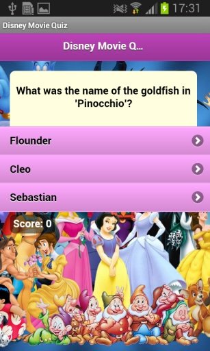 Disney Movie Quiz截图1