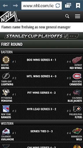 NHL CHICAGO BLACKHAWKS WEB截图3