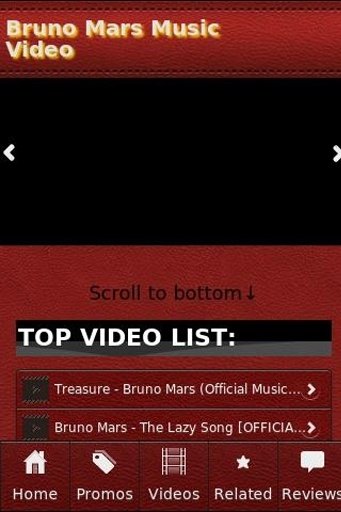 Bruno Mars Music Video截图3