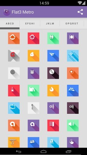 Flat3 Shadow icon Pack HD截图2