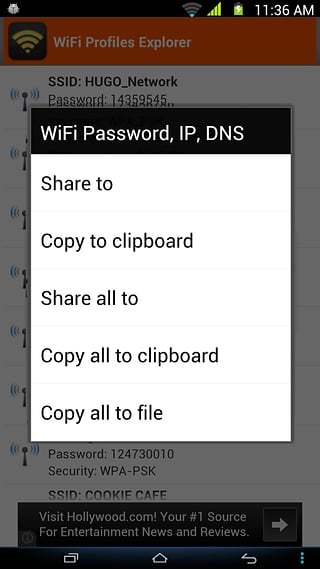 Display WiFi IP and Password截图5