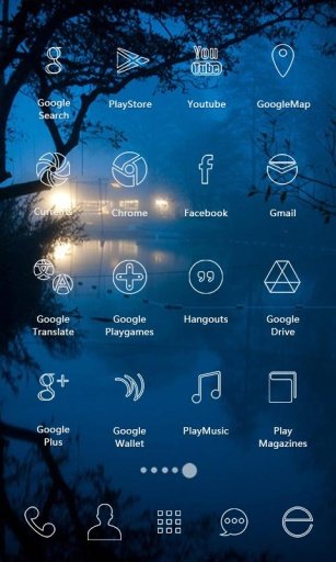 Rain Night Icons &amp; Wallpapers截图2