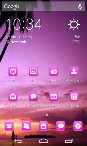 Purple Leisurely Theme截图2