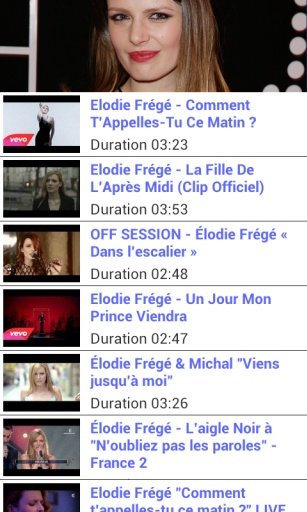 ELODIE FR&Eacute;G&Eacute; MUSIC PLAYLIST HD截图4