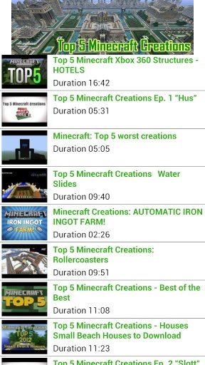 Top Minecraft Creations截图1