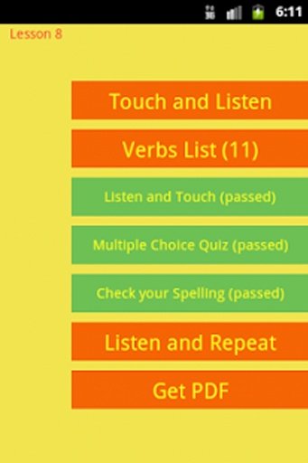 English Irregular Verbs 7 - 9截图1