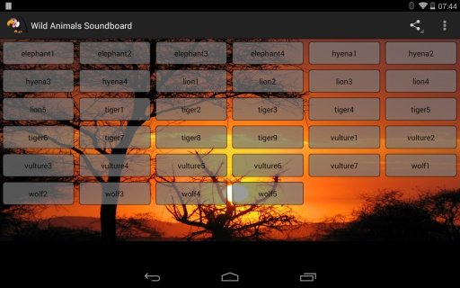 Wild Animals Soundboard截图2