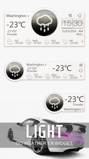 S LIGHT THEME GO WEATHER EX截图1