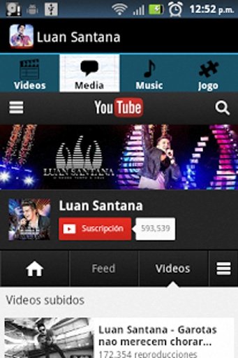 Luan Santana: Vídeo Fans截图9