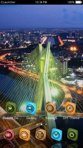 City Night View Theme截图1